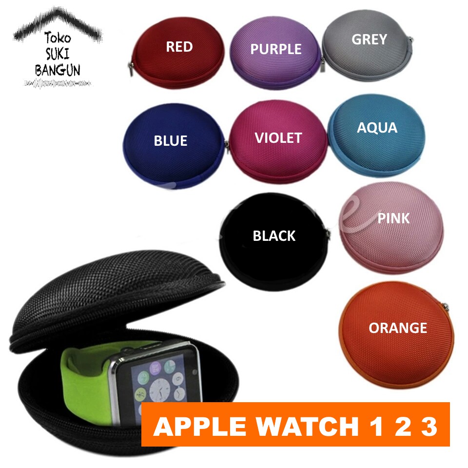 Soft Case Box Pocket Pouch Zipper for Apple Watch 38mm 40mm 42mm 44mm