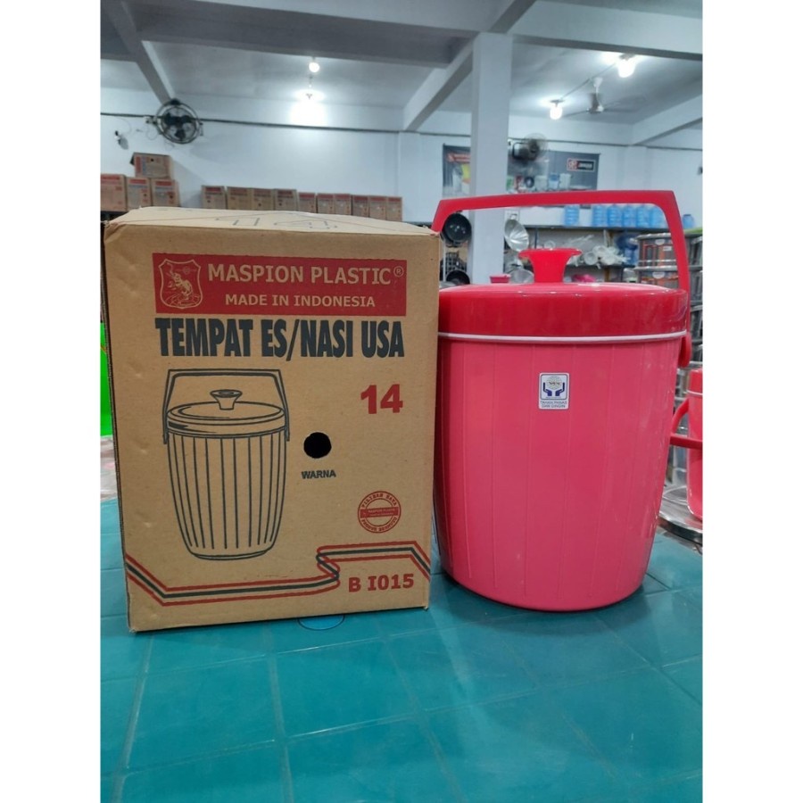 MASPION Ice / Rice Bucket / Tempat Nasi  USA 14 Liter BI 15