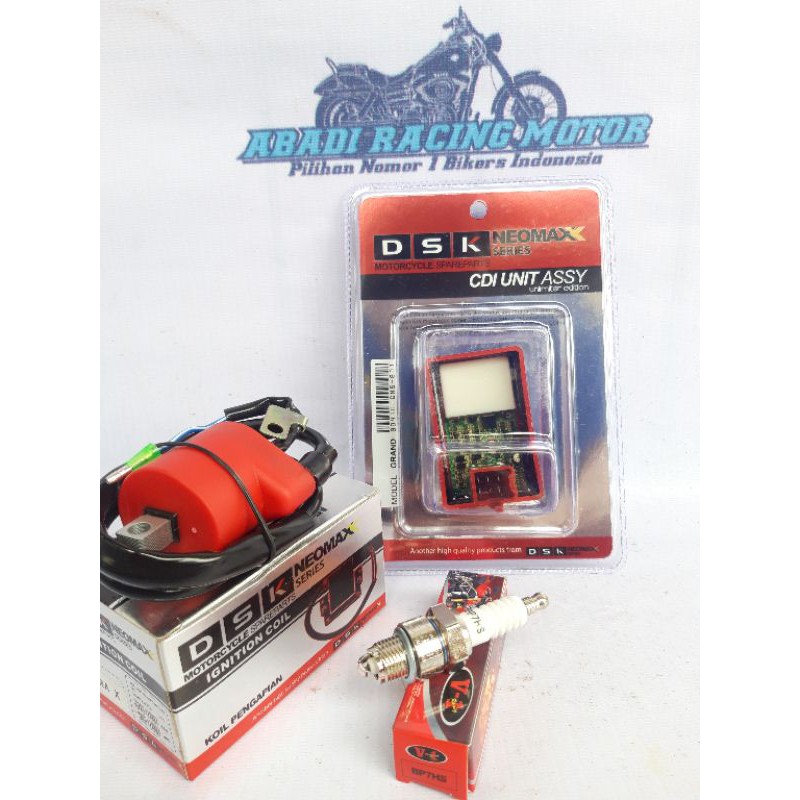 Cdi Grand Supra Supra Fit Revo 100 Supra x Racing dan Koil Dsk Racing Tenaga Naik 20% Plus busi