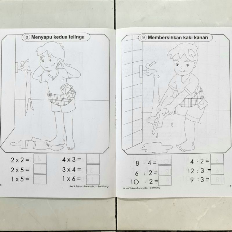 BUKU MEWARNAI MOTIF ANAK CEWEK UKURAN BESAR ( 29 X 21 CM ) KERTAS HVS