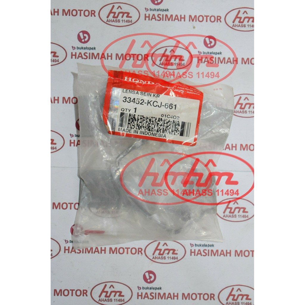 LENS WINKER L FR (MIKA SEIN KIRI DEPAN) HONDA TIGER REVO - KODE PART: 33452KCJ661 S1
