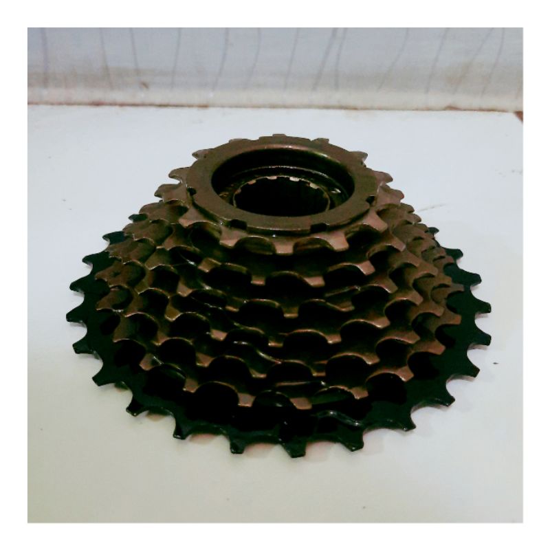 Freewheel Sprocket Gear Gir Belakang 7 Susun PACIFIC 1/2&quot; x 3/32&quot; x 7 Speed MTB Lipat | High Quality