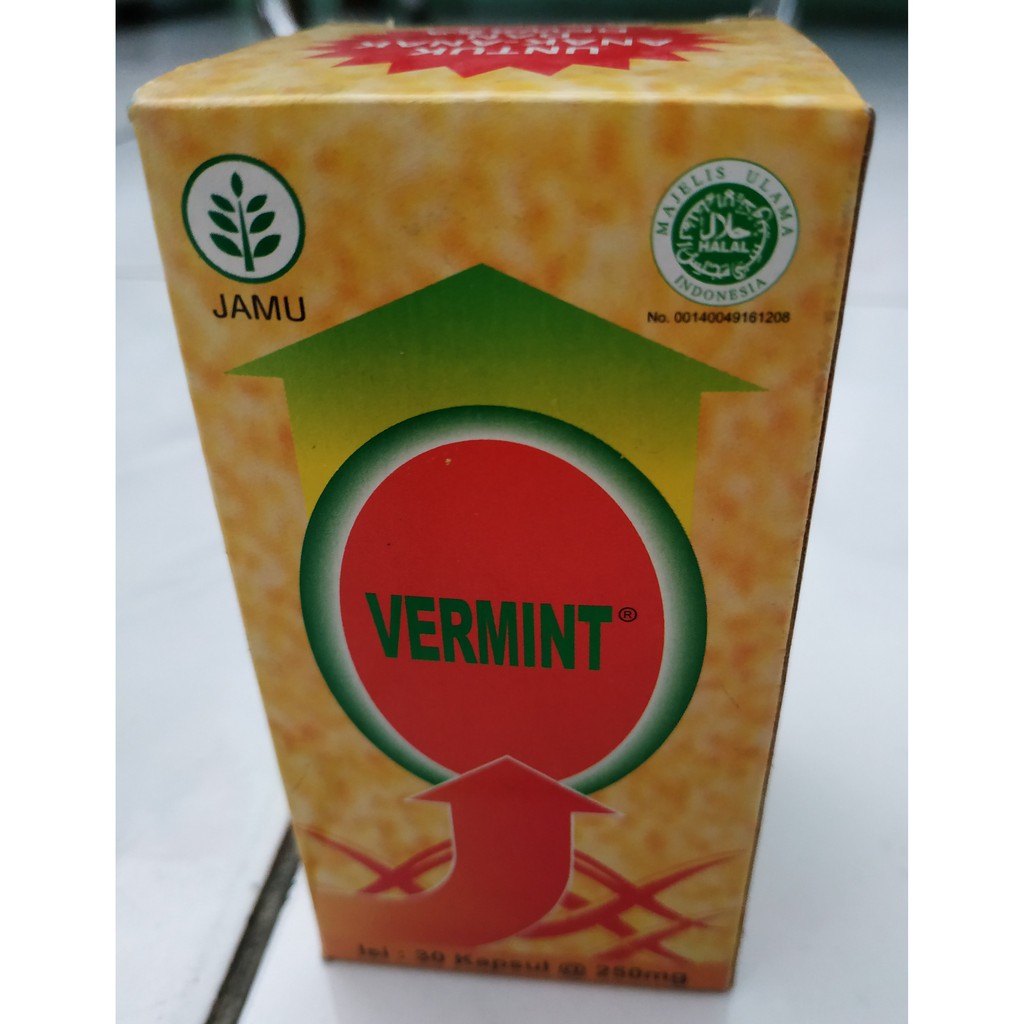 VERMINT - KAPSUL CACING TANAH BOTOL 30 KAPSUL