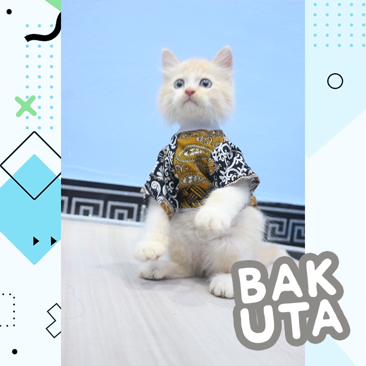 Kaos Lengan Panjang Motif Batik / Baju Kucing tangerang murah / baju kucing lucu size S-XL