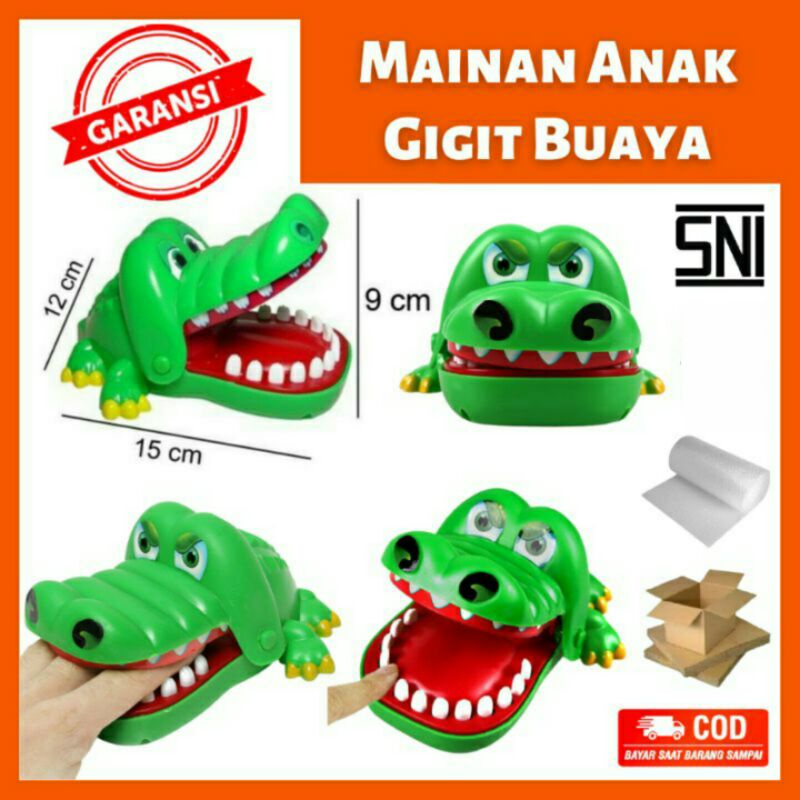 ( BISA COD ) MAINAN CROCODILE DENTIST MAINAN BUAYA GIGIT MAINAN KELUARGA