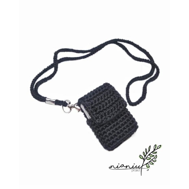 Tempat Zippo rajut tali kalung || ZIPPO CASE