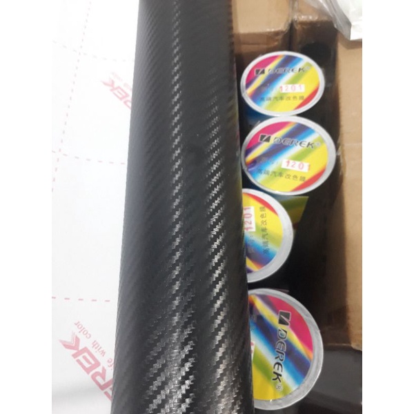 Skotlet karbon hitam doff lebar 50cm