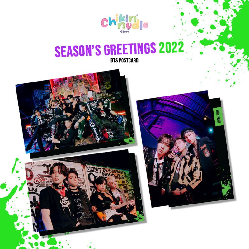 BTS SEASON'S GREETING 2022 POSTCARD (UNOFFICIAL)
