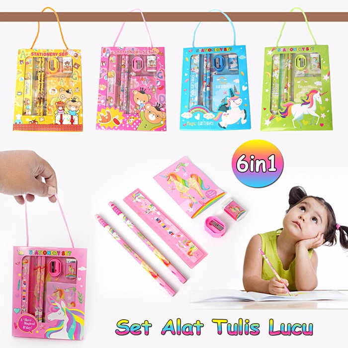 

Paket Puzzle Anak - Paket Ujian - Paket Alat Tulis Stationery Stationary Set Peralatan Sekolah /
