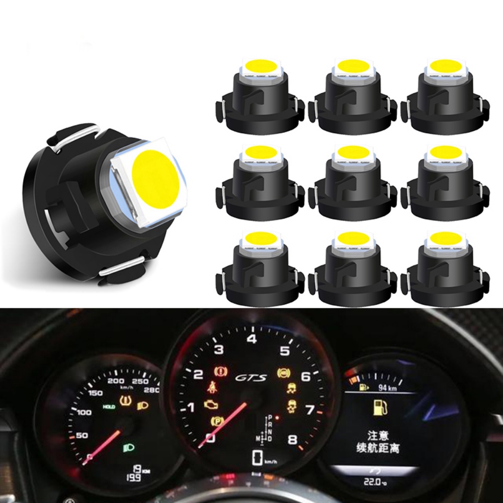 6pcs Lampu Led Canbus 3030SMD T3 T4.2 T4.7 12V Untuk Interior Mobil / Motor