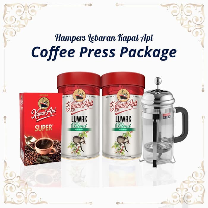 

Kapal Api Hampers Lebaran - Coffee Press Package - kkp1386