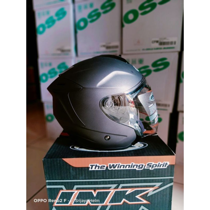 HELM INK DYNAMIC GREY DOF//GUNMETAL DOFF ORIGINAL HELM INK TERLARIS-1