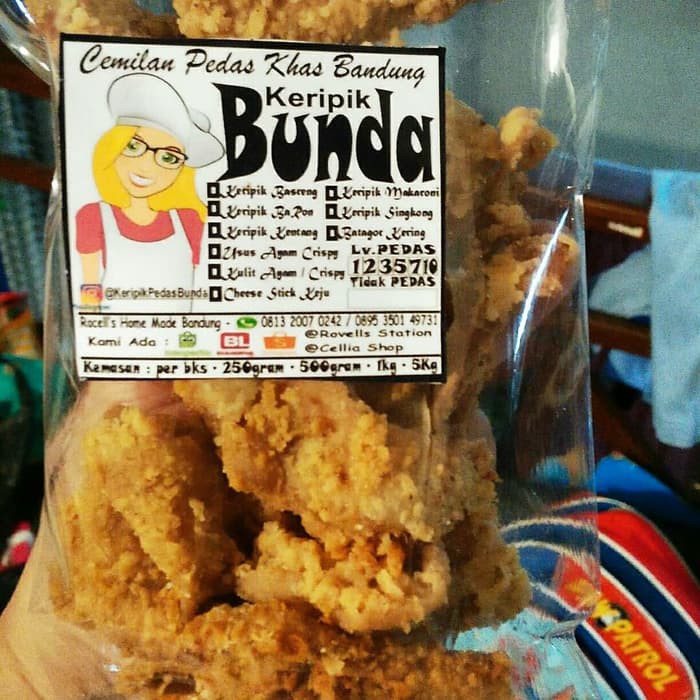 

Keripik Kulit Ayam Crispy 500gram ~ kp1718