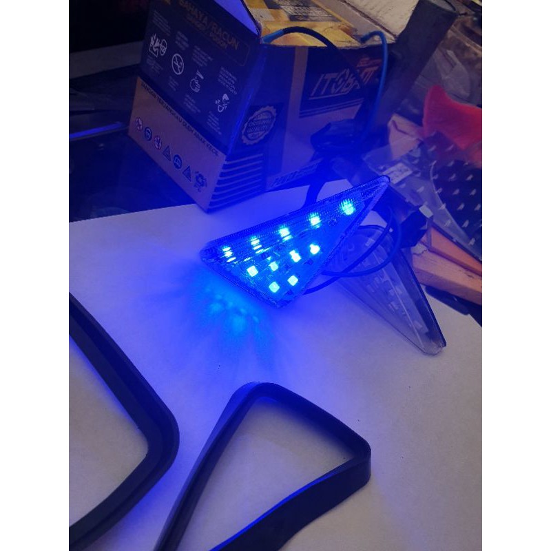 sen tempel led segitiga cbr ninja vixion universal