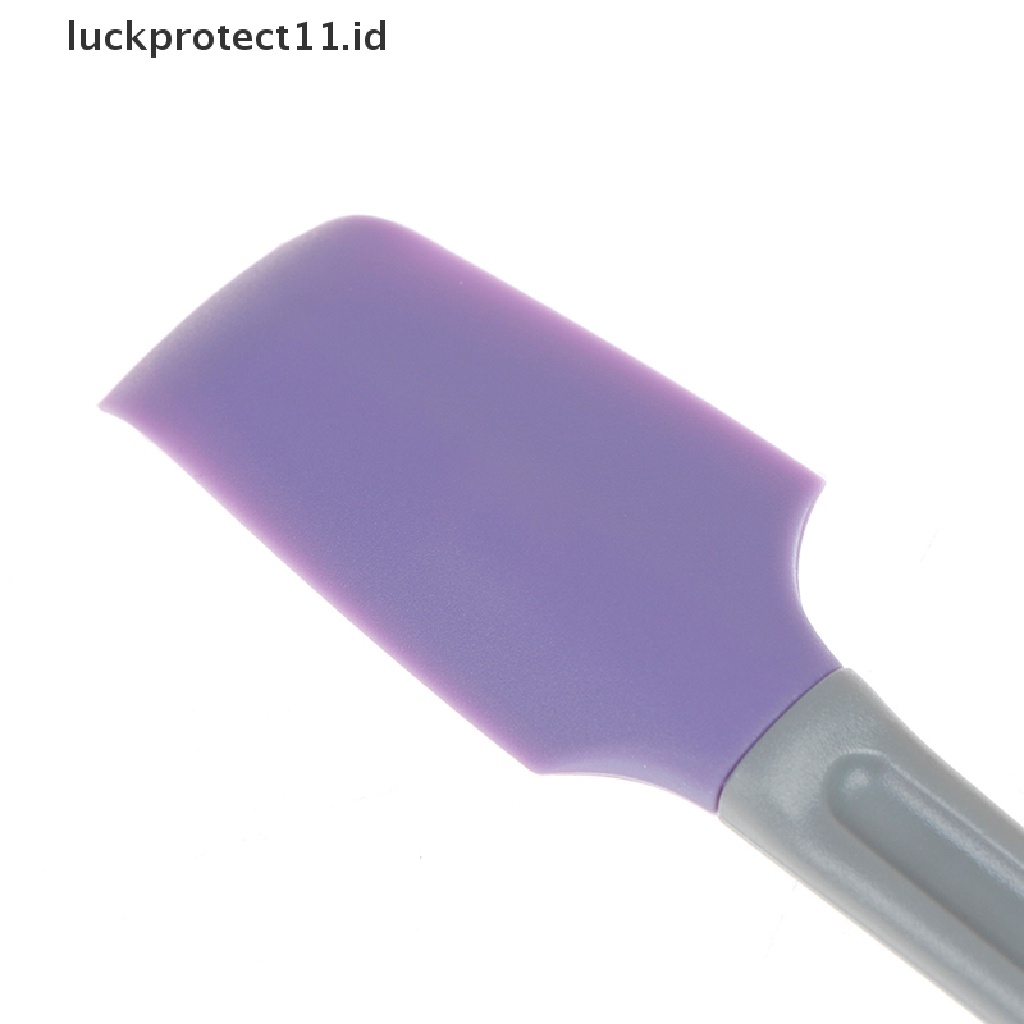 //HG&amp;ID// 1pc Mini Silicone Cream Butter Cake Spatula Mixing Batter Scraper Brush .