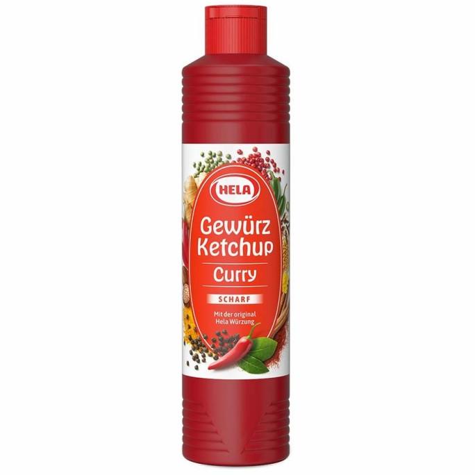 

Hela Gewurz Curry Ketchup Hot Scharf Saos Kari 800 Ml