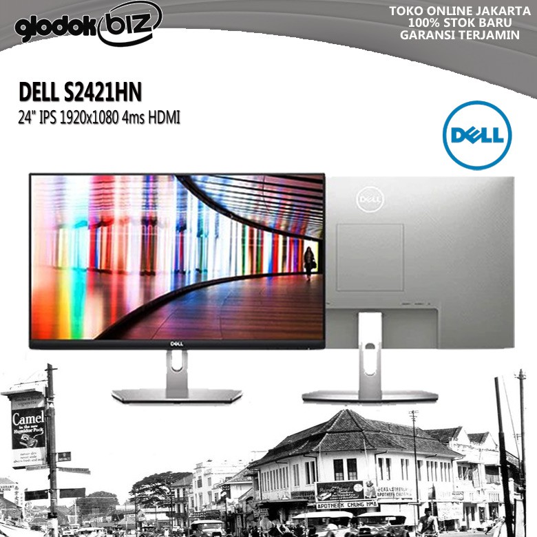LED DELL 24" S2421HN IPS 1080p 75Hz 4ms 2xHDMI FreeSync