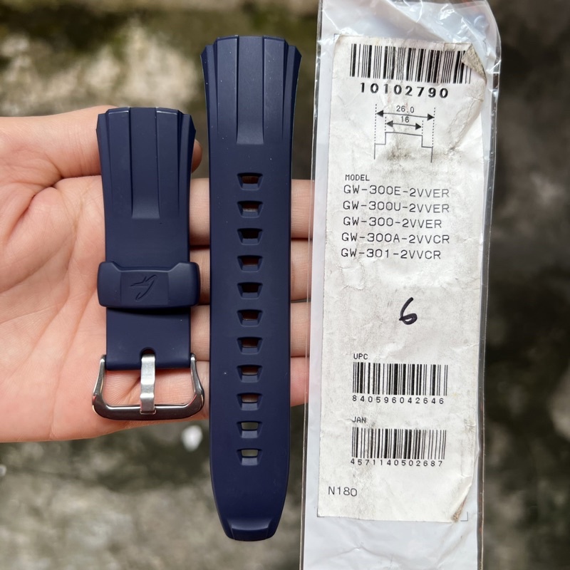 Strap tali jam tangan casio g-shock original GW-300E 2V GW-301 2V band GW 300E GW 301