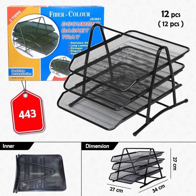

NEW Document Tray / Rak Tempat Dokumen 3 Tingkat (443)