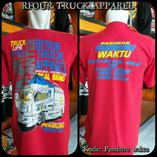 FASHION BAJU TRUCK MANIA KAOS TRUK RFOUR APPAREL