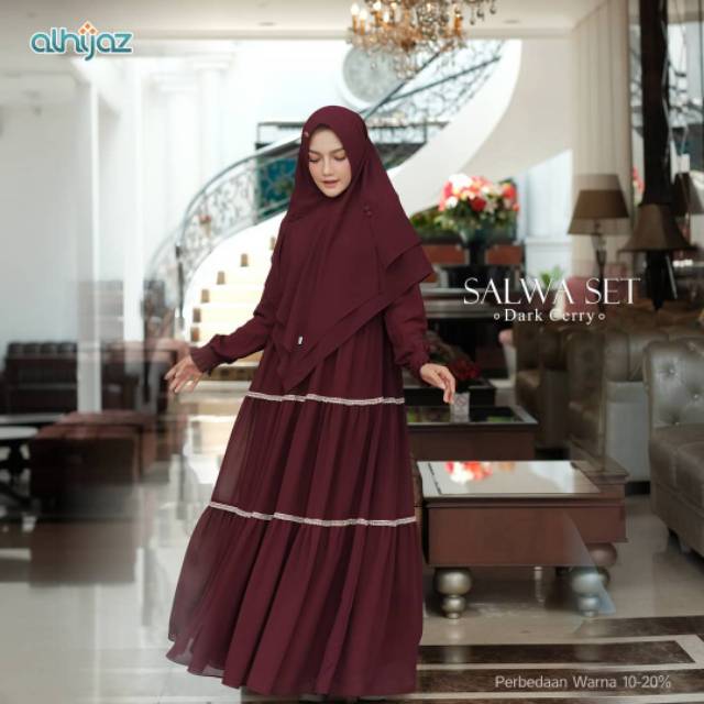 GAMIS SALWA SET ORI BY ALHIJAZ, GAMIS SET KHIMAR