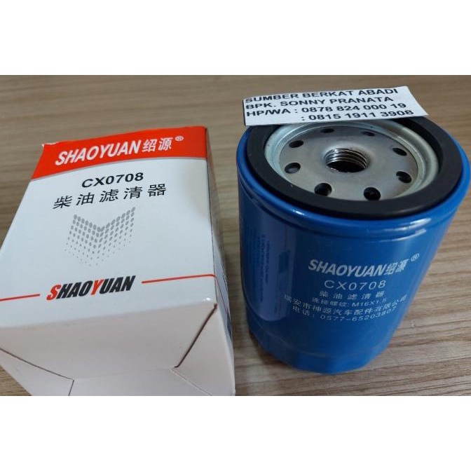 SHAOYUAN CX0708 FUEL FILTER CX 0708 terlaris