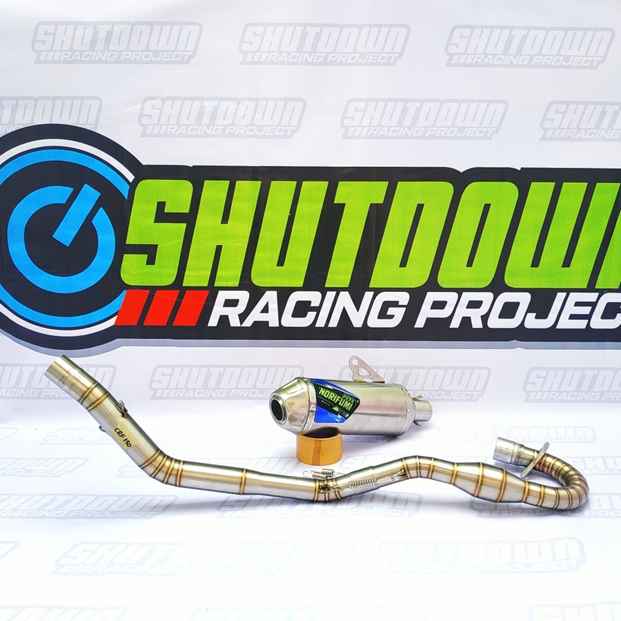 Knalpot Racing CRF 150L Full Stainless NR NORIFUMI