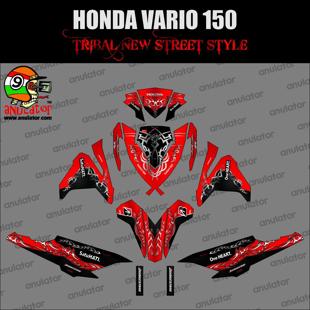 Stiker Tribal Vario 150