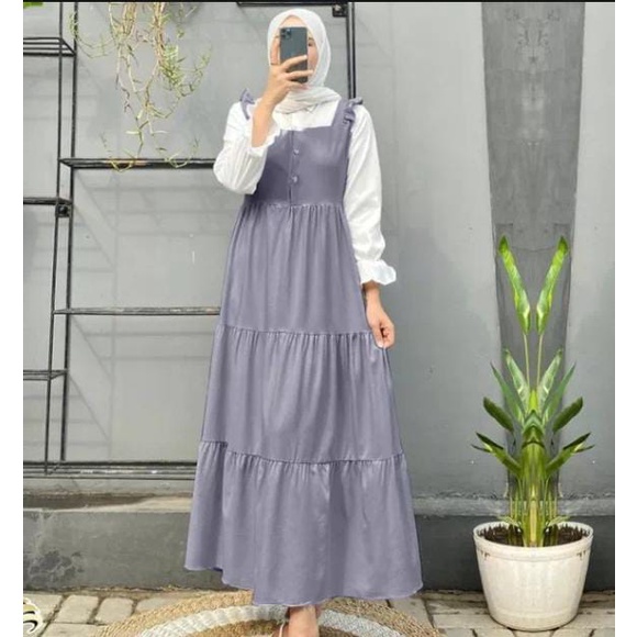 Gamis Jolly / Gamis Remaja Korean Style / Pakaian Muslim Wanita / Dress Jolly Terlaris 2023