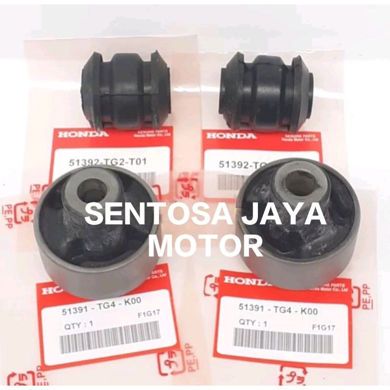 BUSHING LOWER ARM SAYAP DEPAN BESAR KECIL HONDA MOBILIO BRIO BRV ORIGINAL 4pcs