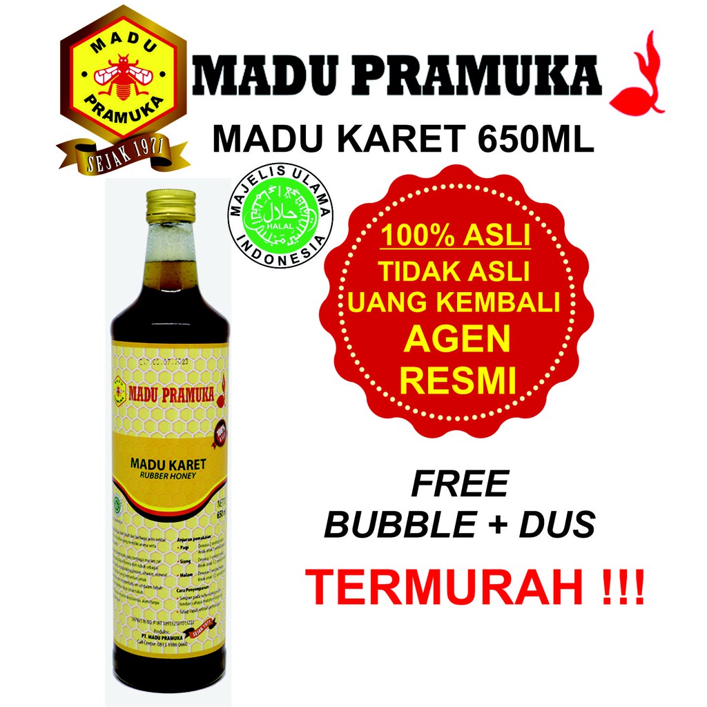 

Madu Pramuka Asli Madu Karet 650ml