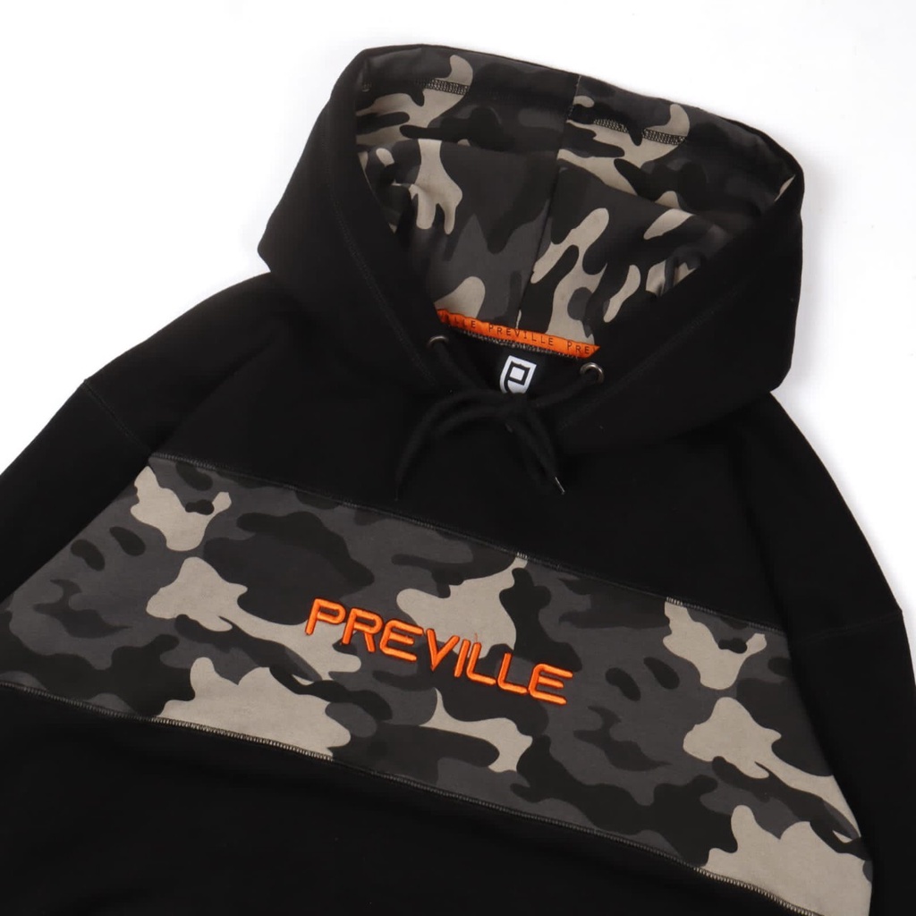 Jaket Sweater Hoodie  PREVILLE CAMOUFLAGE – Fashion Trendy Casual Unisex Good Brand Quality 99% Realpict