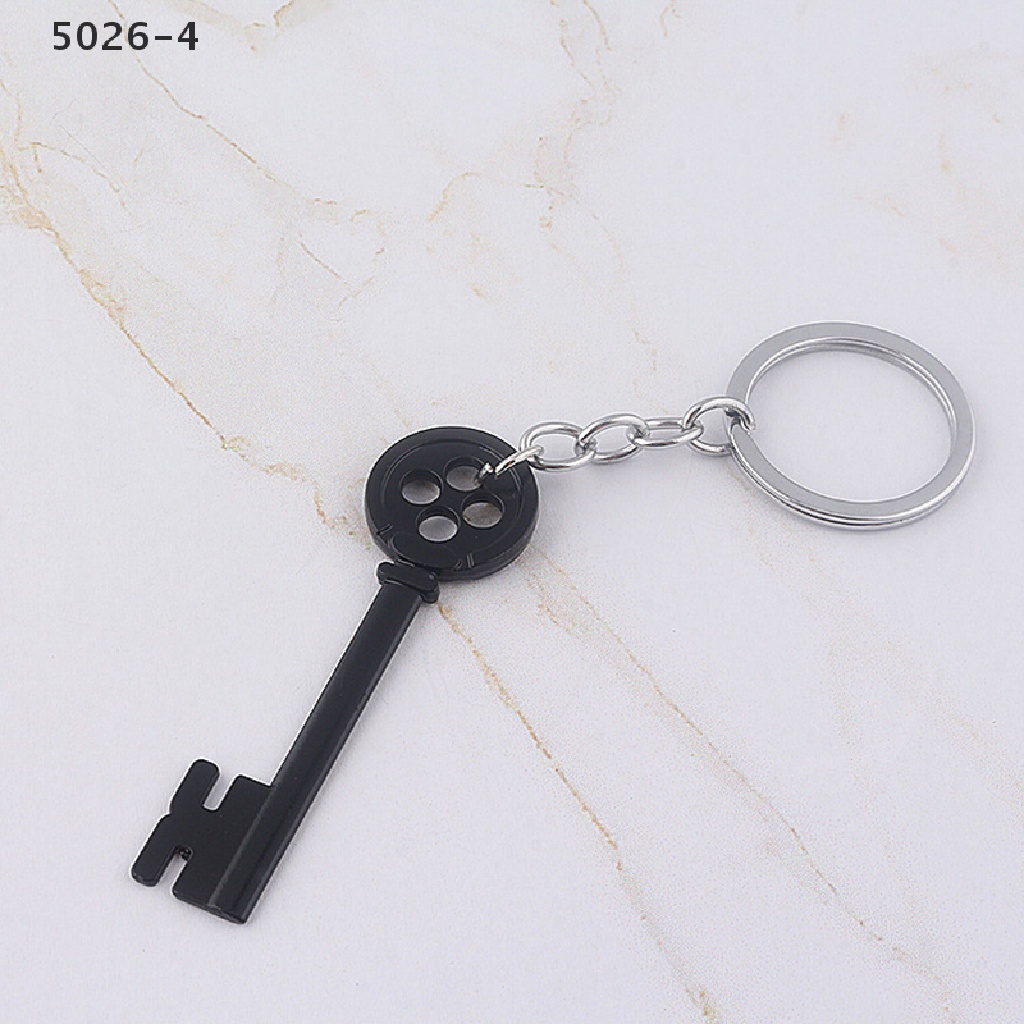 5026-4 Halloween Metal Key Skeleton Props Neil Gaiman Black Treasure Chest Key Necklace 5026-4