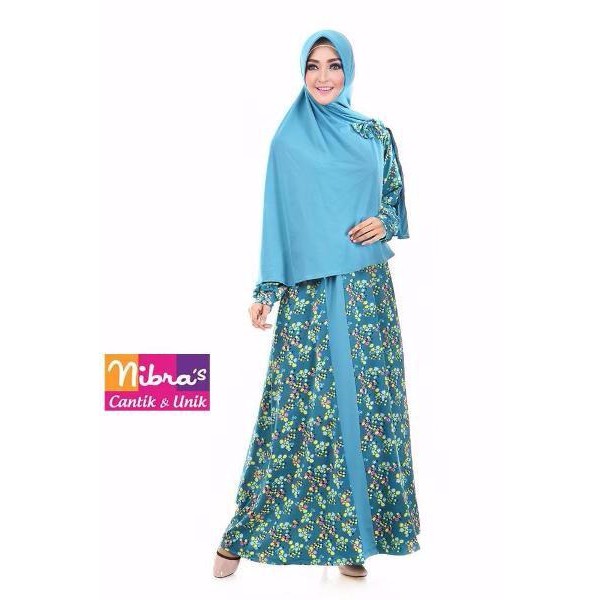 Murah Nibras Ns 14 Hijau Baju Hamil Muslim Baju Muslim Wanita Terbaru Shopee Indonesia