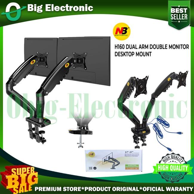Bracket Tv Breket Braket Bracket Monitor Komputer Pc Double Nb F160