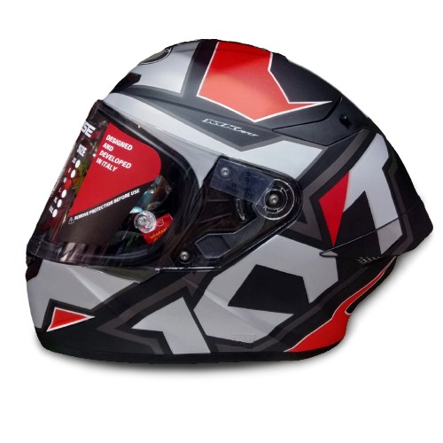 HELM KYT TT COURSE ELECTRON BLACK DOFF RED KYT TTC ELECTRON FREE BALACLAVA