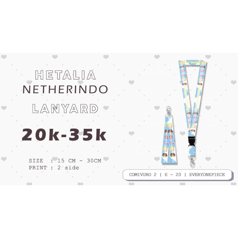 LANYARD ANIME HETALIA INDONESIA