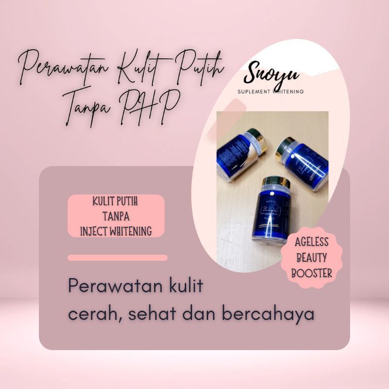 SNOYU SUPLEMENT WHITENING HASIL SETARA INJECT WHITENING