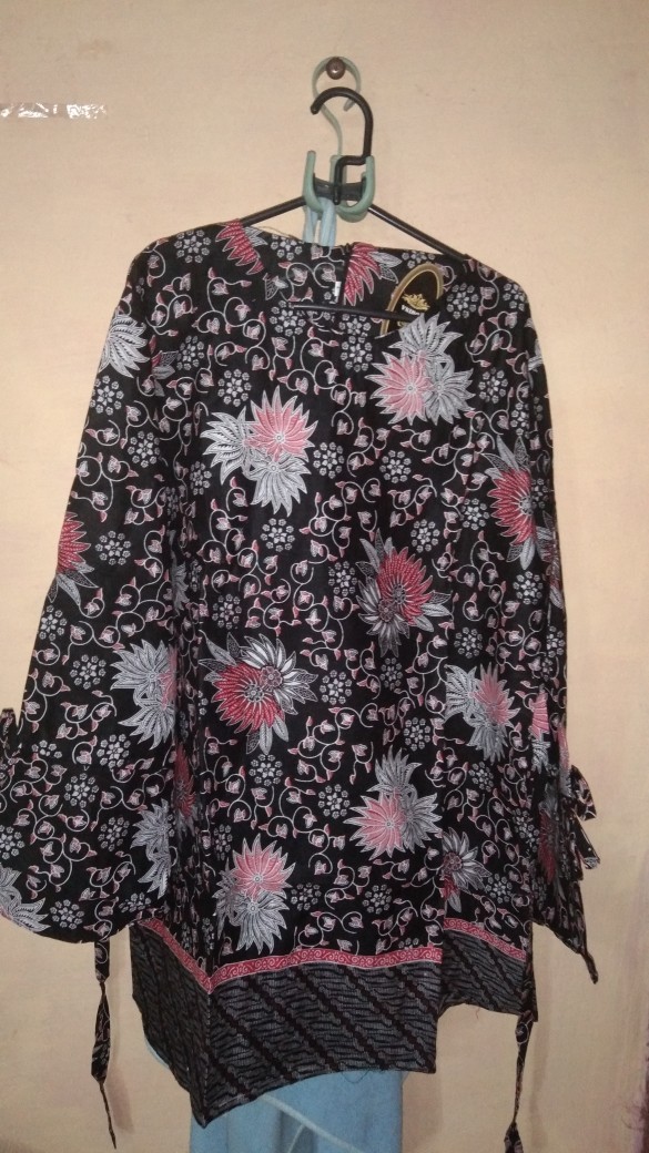 Ms Gamis Batik Sriwedari|manggar|padi Macam Mt Maxi Jumbo Bumil/busui Katun Sogan Allsize Ld104-140