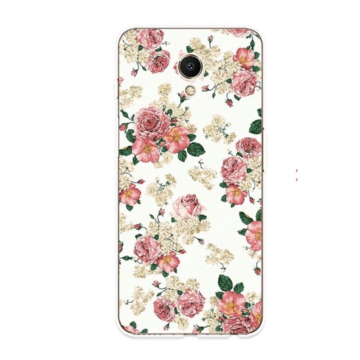 Softcase Meizu M6T / China Mobile A4s / M760 Case motif bunga bunga cantik