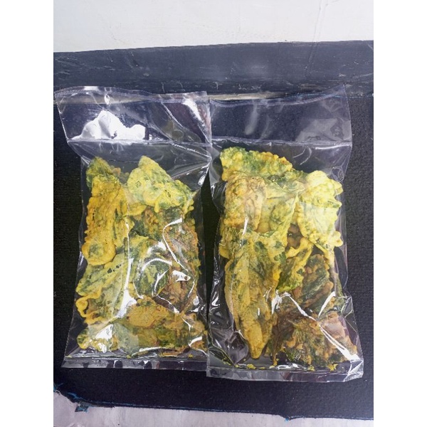 

gorengan bayam krispi
