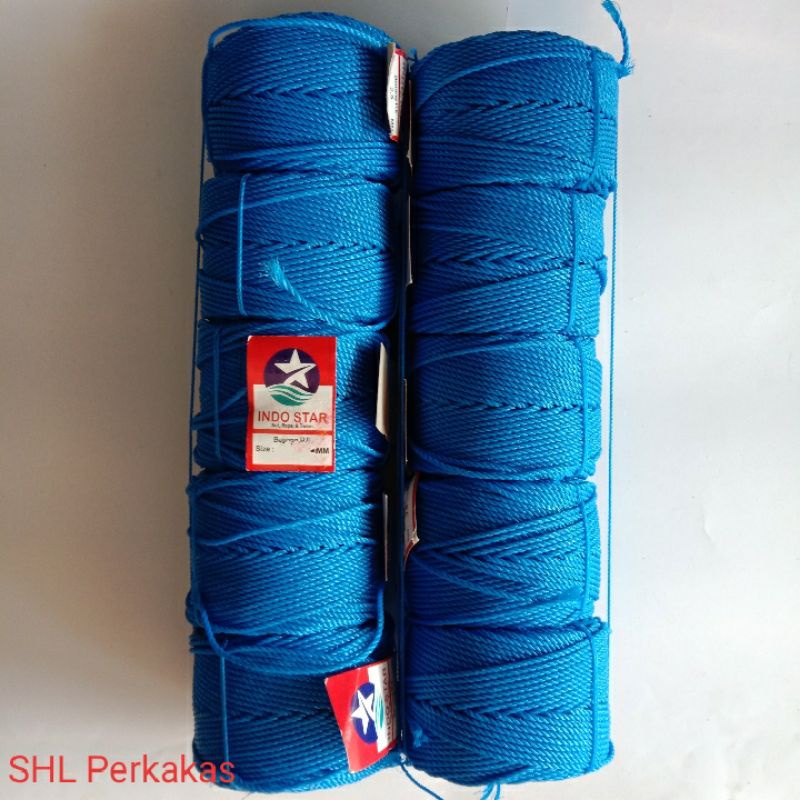 TALI TAMPAR PLASTIK TALI TAMBANG KECIL 2 MM - KENUR - TALI JARING PARANET PERTANIAN