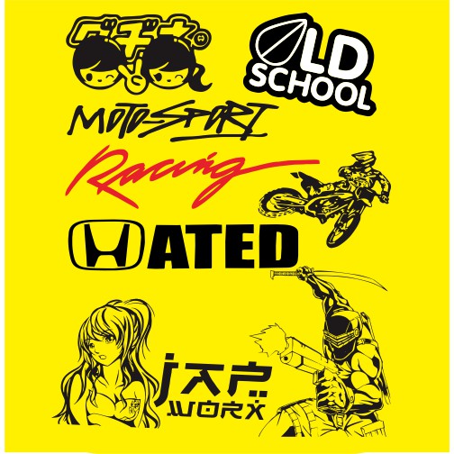 Stiker Motor/Racing/Stiker Helm/Part 2