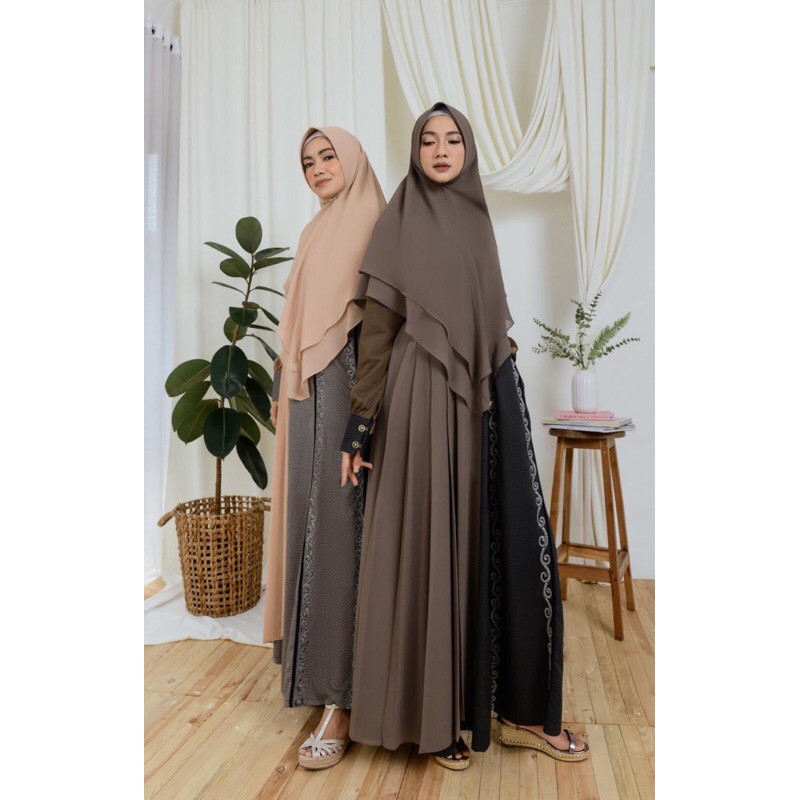 Milan Syari Set Ori By DCL Premium (READY SIAP KIRIM)