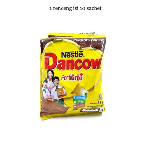 

Ee51F10 Nestle Dancow Fortigro Instant Cokelat(1 Renceng Isi 10 Pcs)Grosir 6ddv