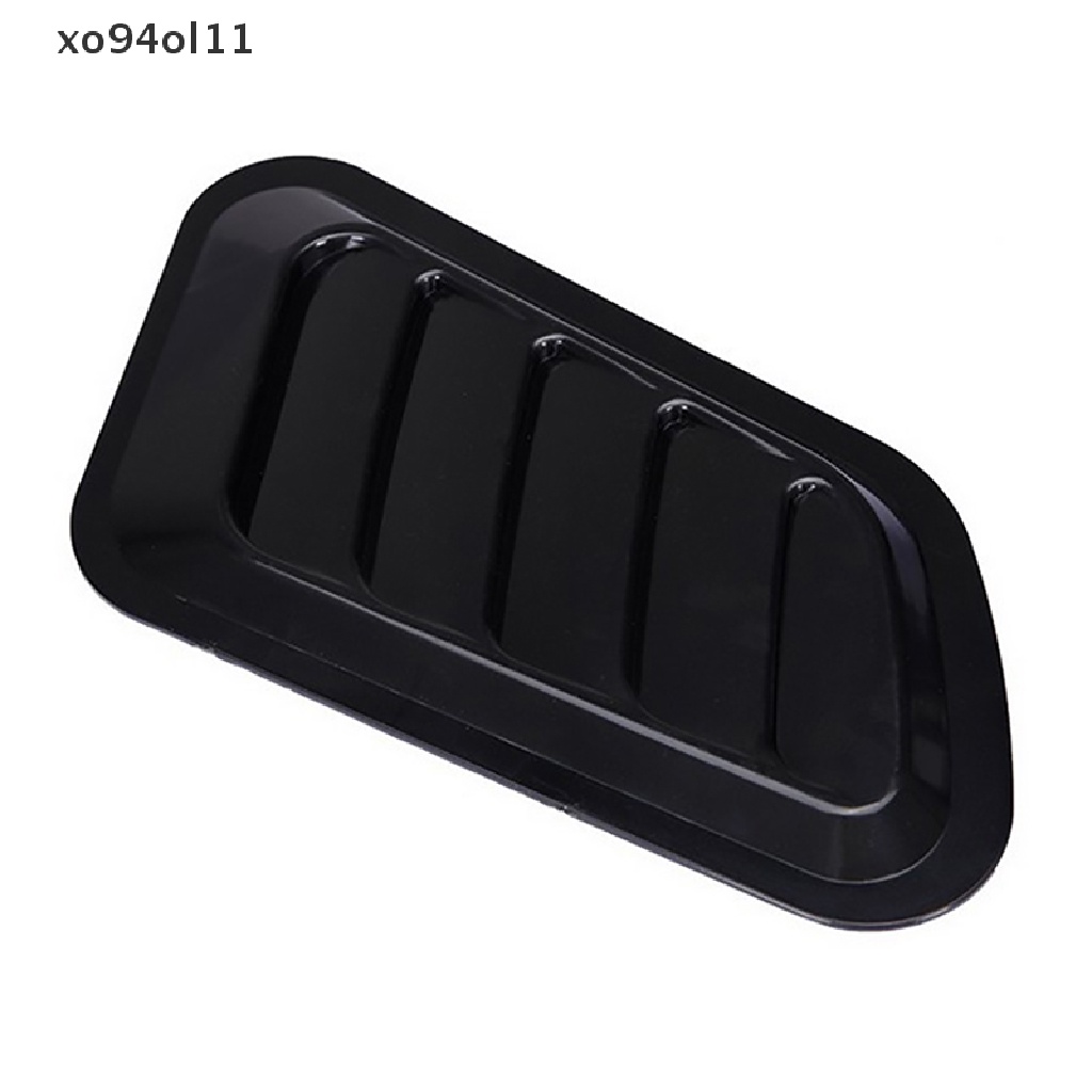 (Hot Sale) Cover Penutup Saluran Intake Udara Kap Mesin Mobil Universal Warna Hitam Glossy