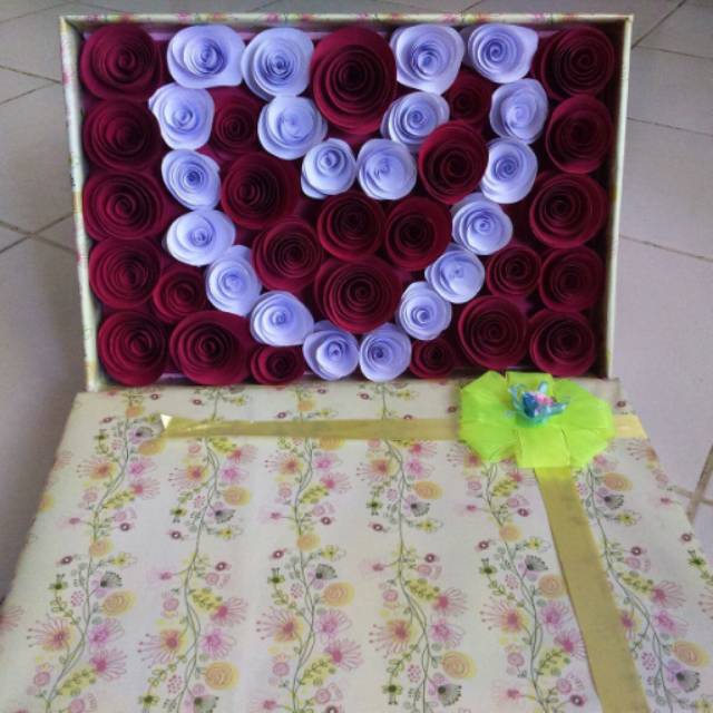 

Paper flower box