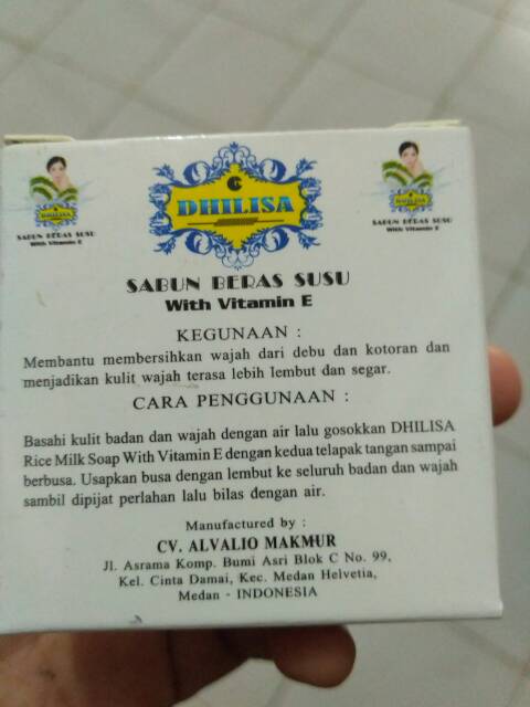 PASTI MURAH - DHILISA SABUN WAJAH - Dhilisa rice milk soap new.. *sabun wajah*