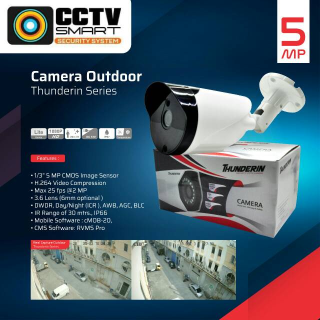 Jual Kamera CCTV 5MP Outdoor Body Besi | Shopee Indonesia