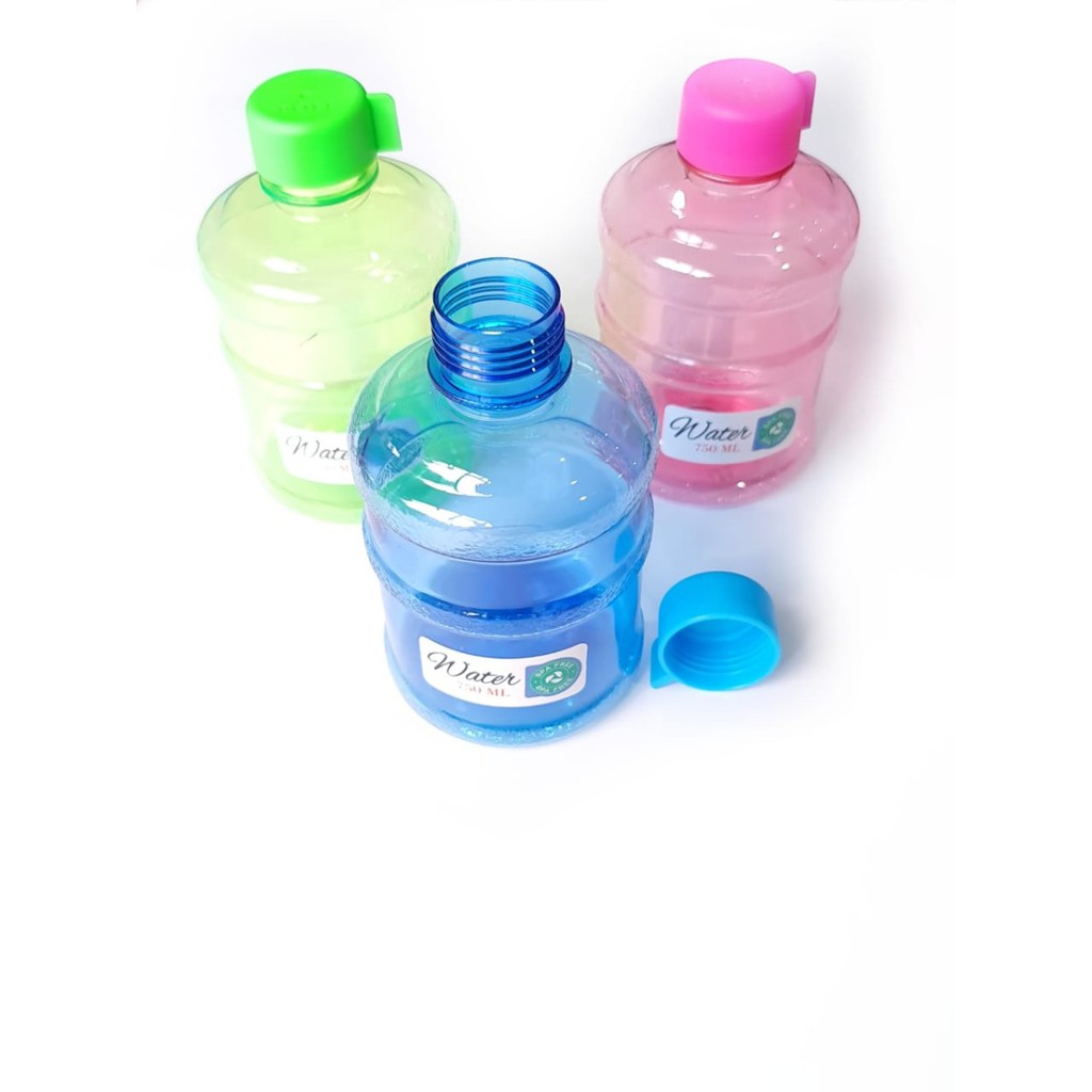 Botol air minum Galon BPA FREE - Water Bottle 750ml - Botol Minum Galon - Botol Galon Lucu 750 ml - Botol Galon mini